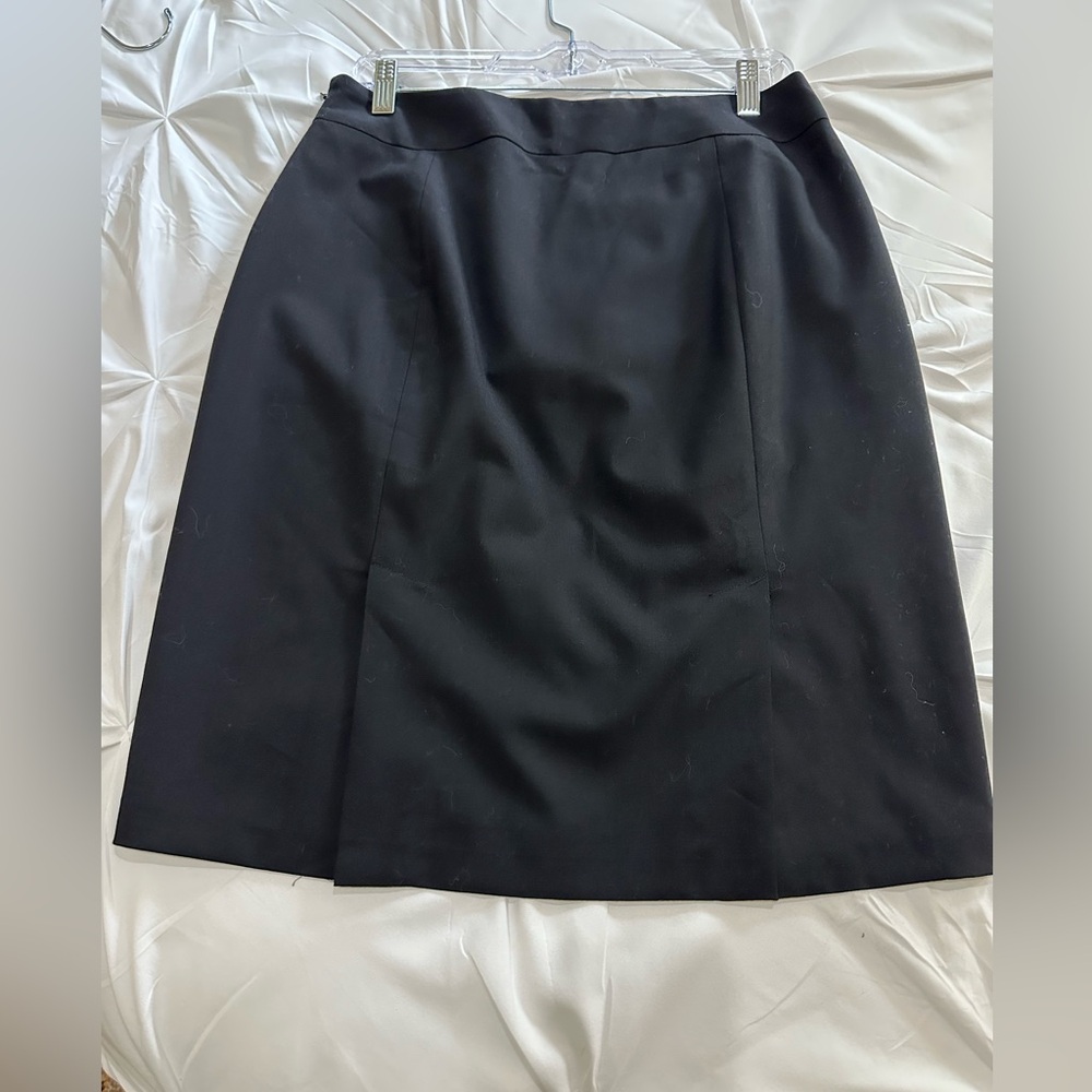 Banana Republic Black Wool Skirt 6